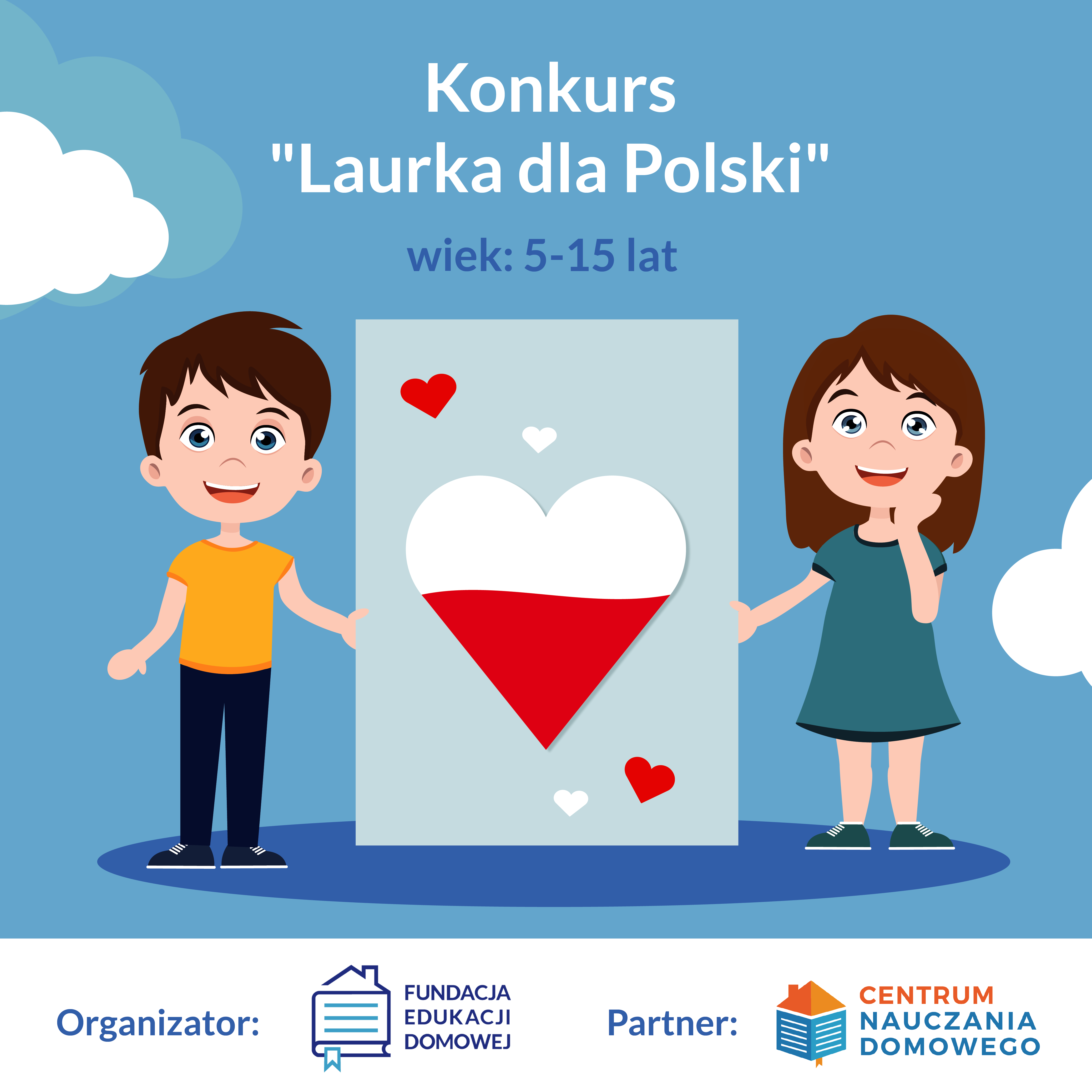 Regulamin konkursu plastycznego dla dzieci i młodzieży “Laurka dla Polski”